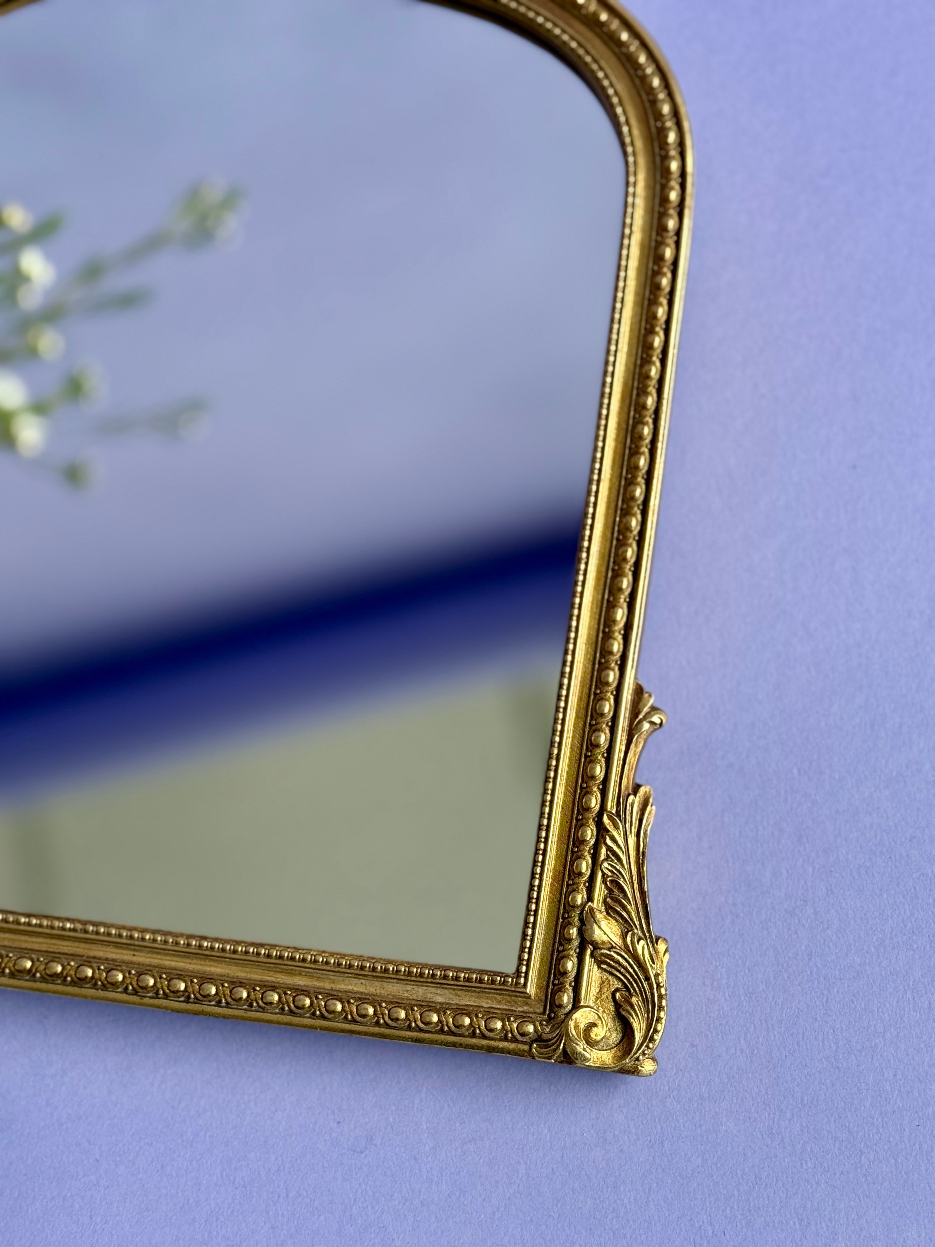 Gold Fleur Mirror
