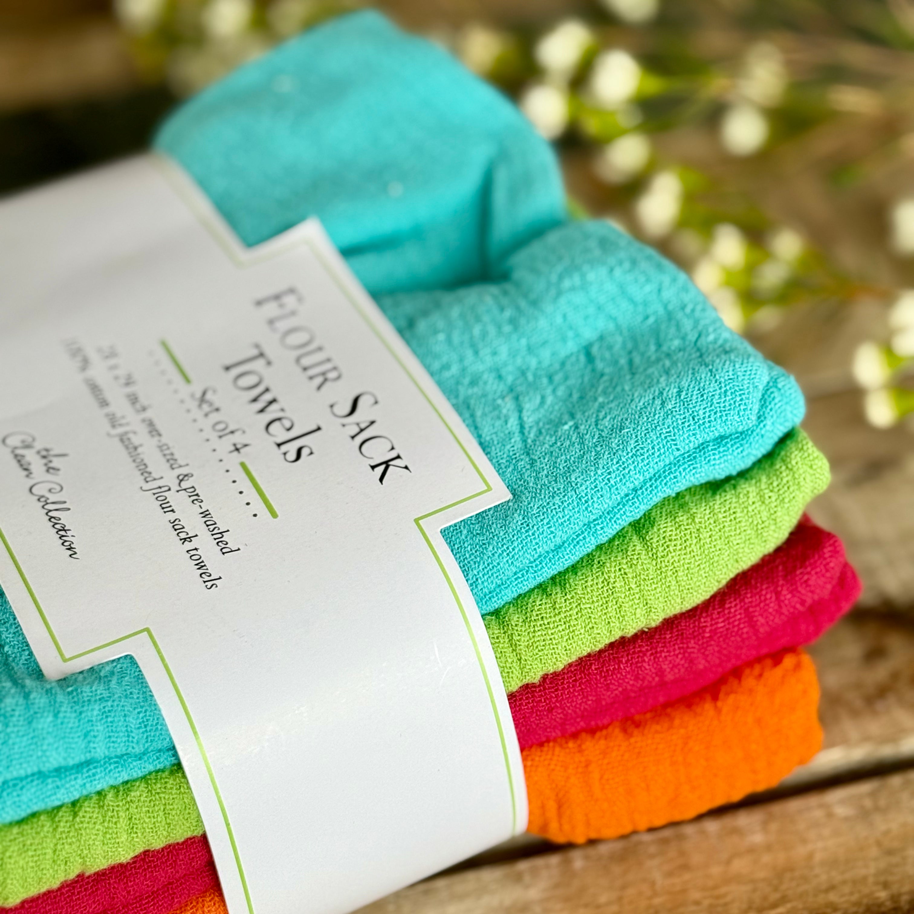 Bright Flour Sack Towels