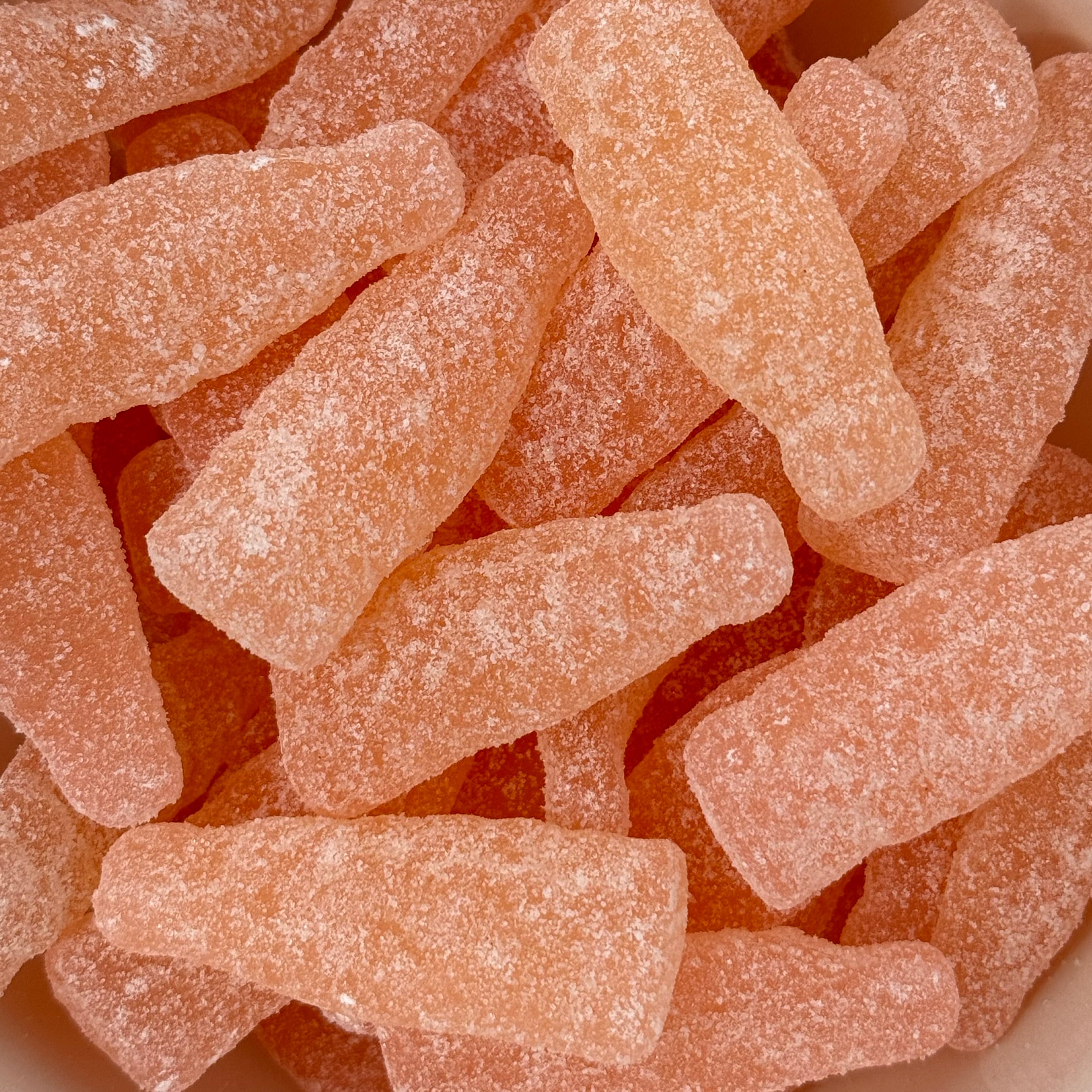 Sour Swedish grapefruit bottle candy light pink