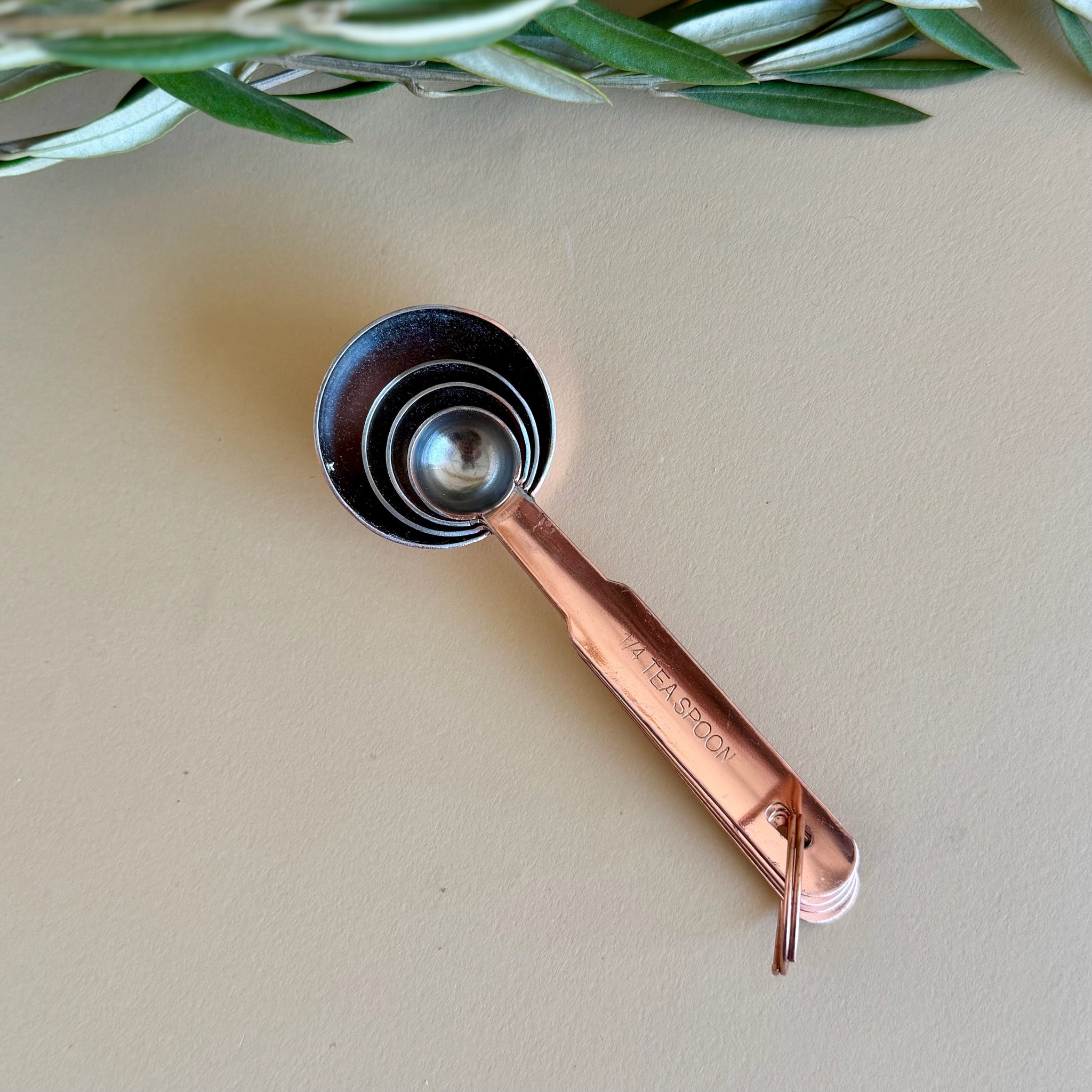 Rosegold Copper Measuring Spoons