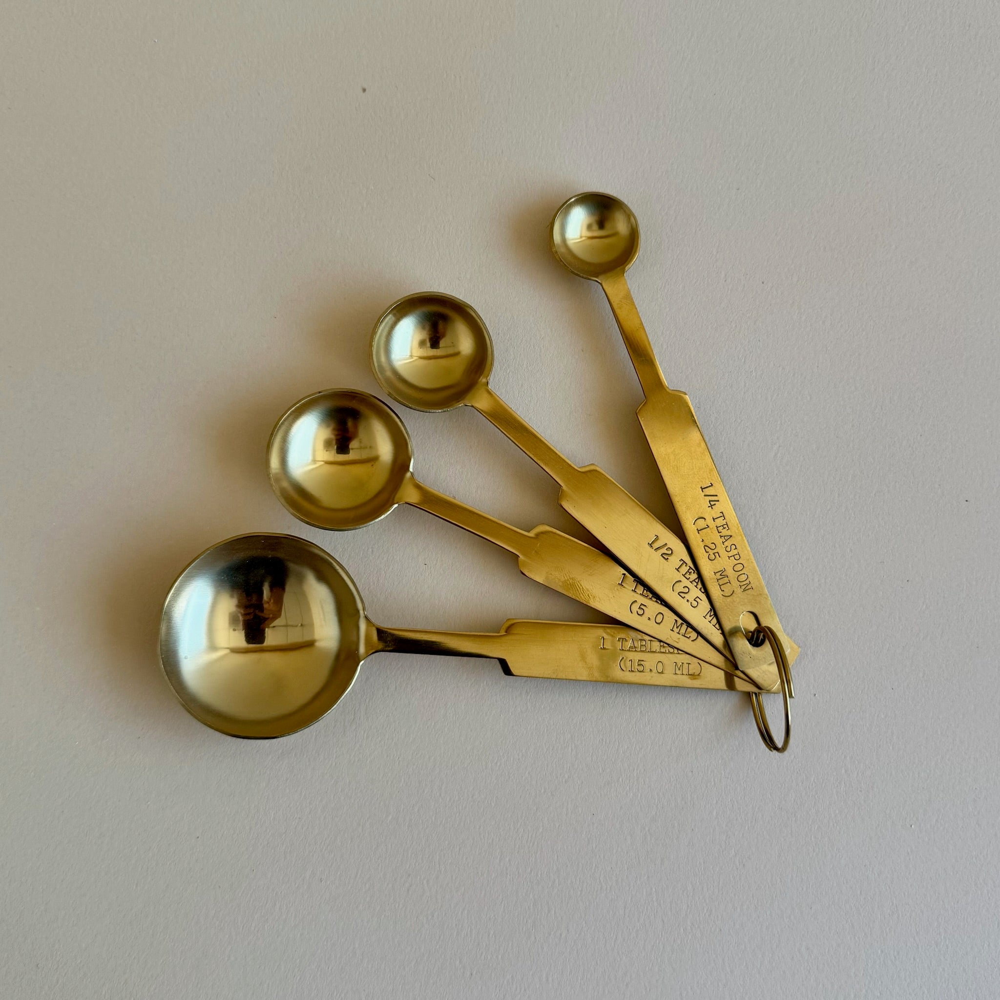 Gold Measuring Spoons