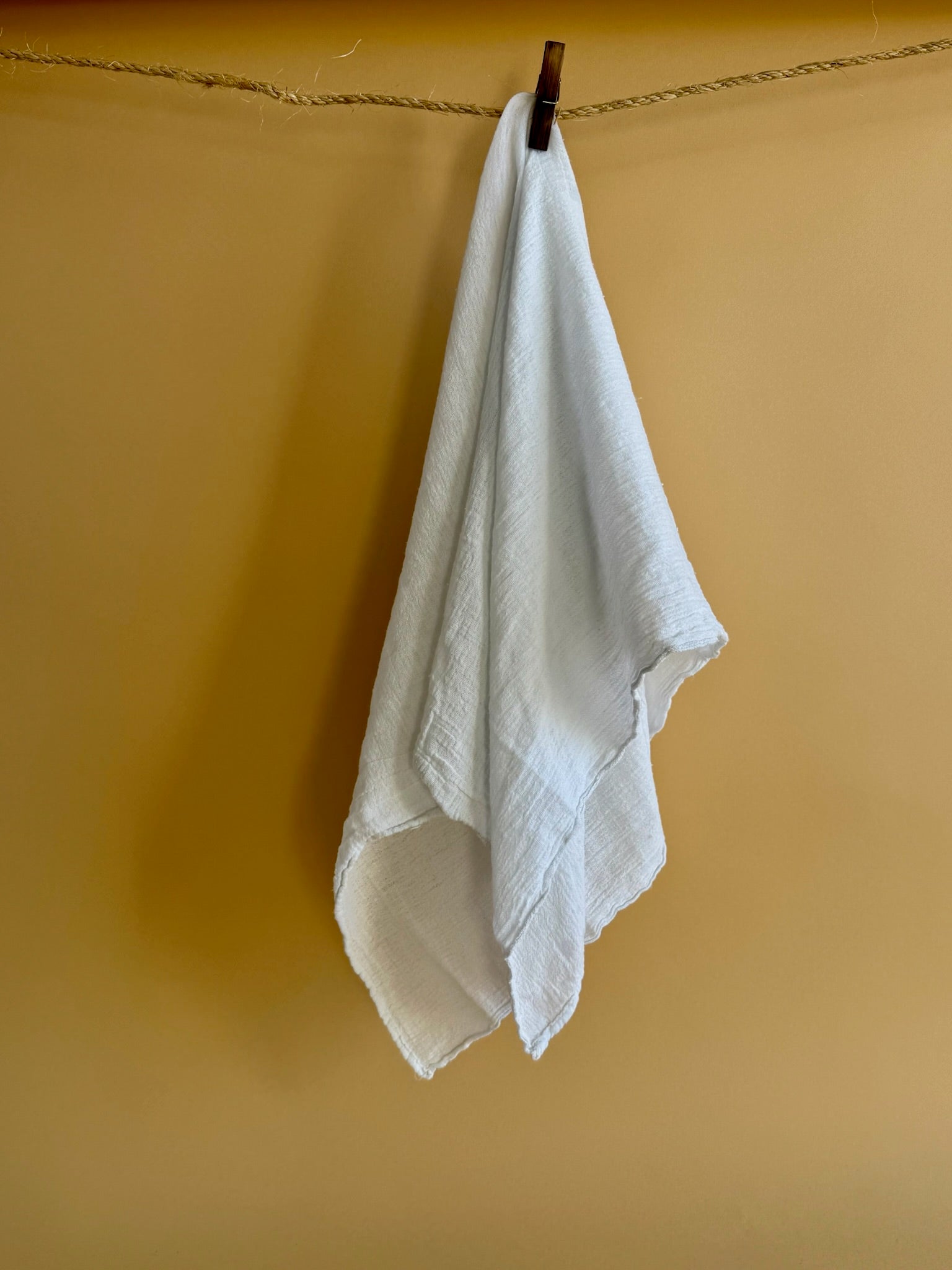 White Flour Sack Towels Set/3