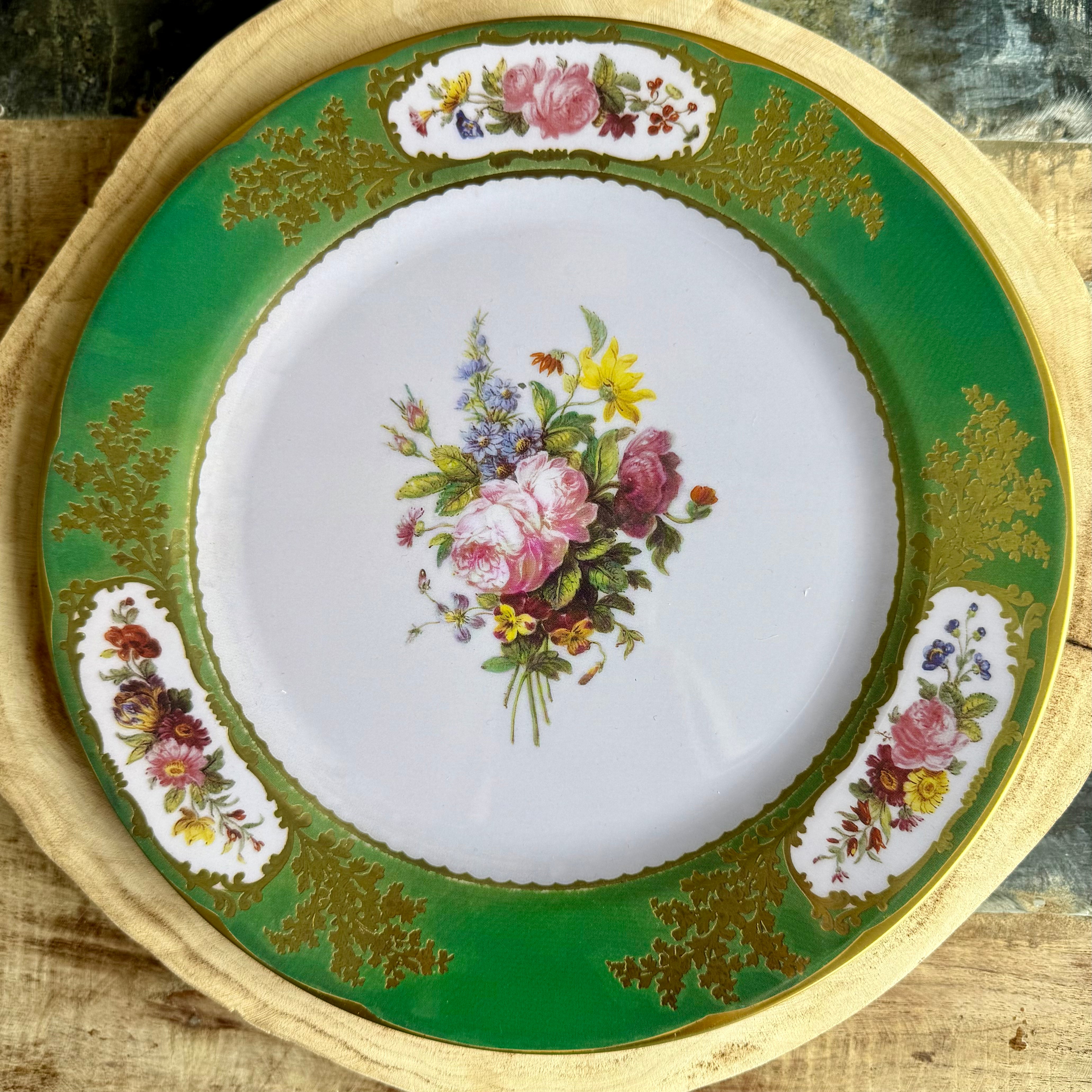 Sevres Green Tin Plate