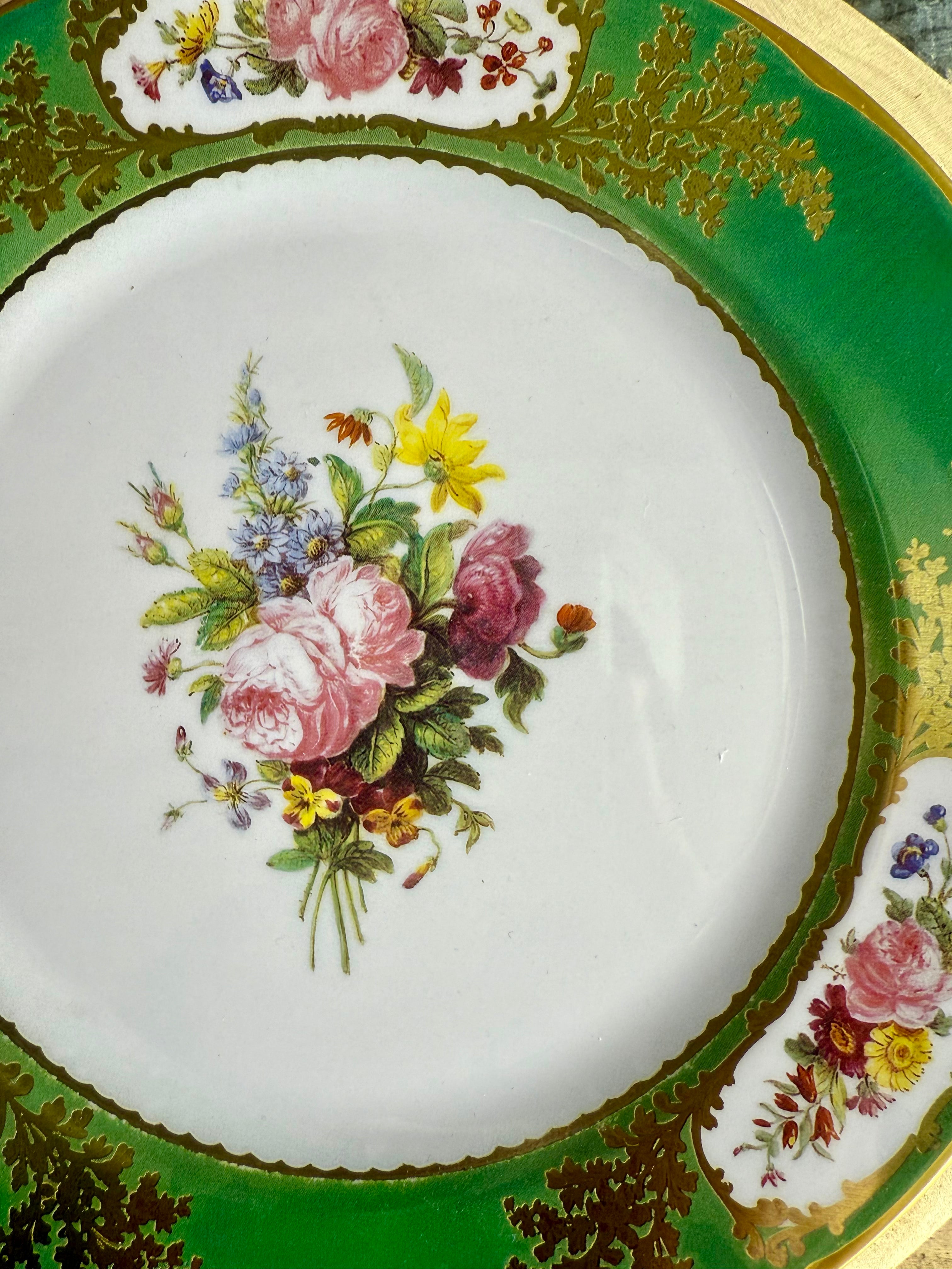 Sevres Green Tin Plate