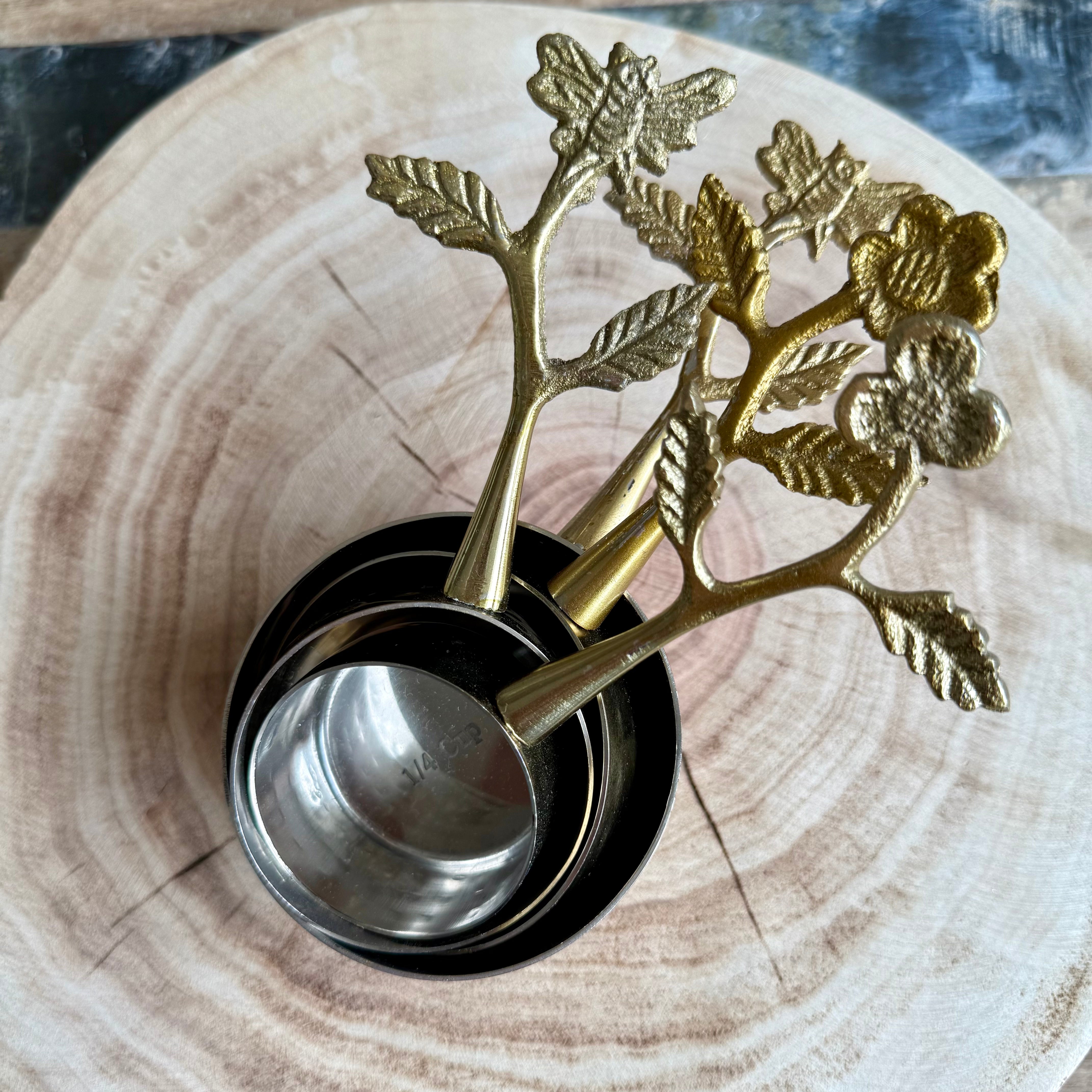Floral Leaf Measuring Cups