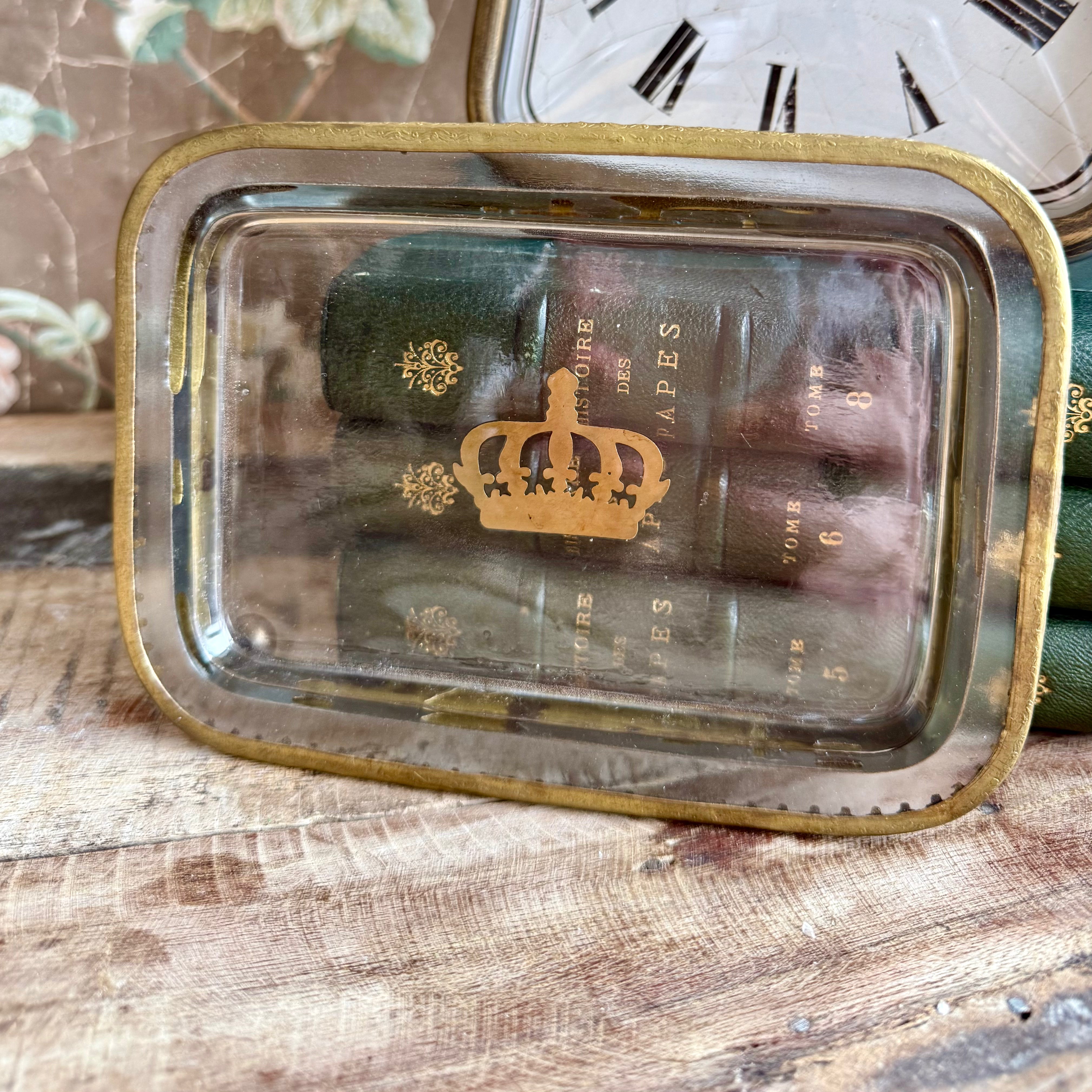 Crown Glass Tray