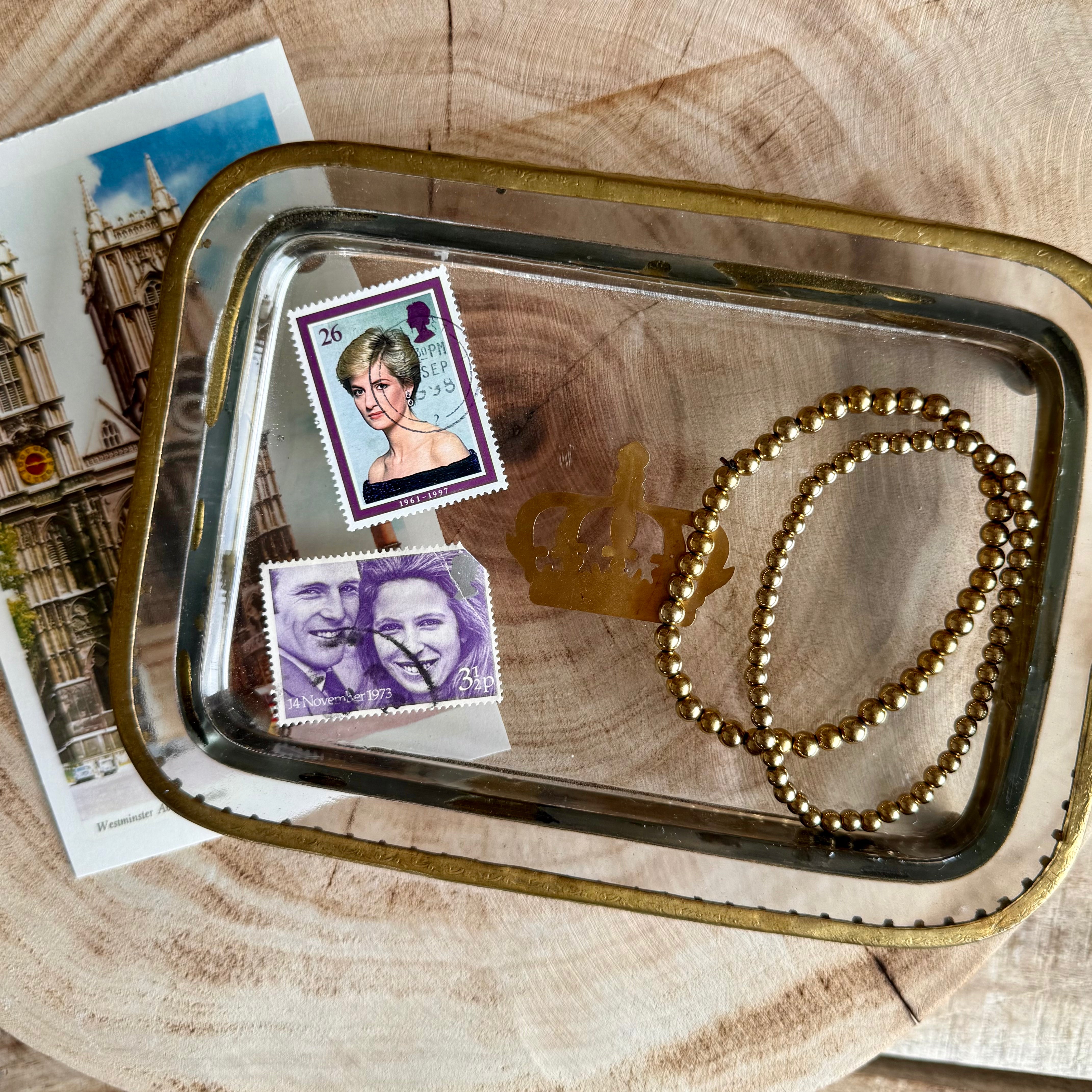 Crown Glass Tray