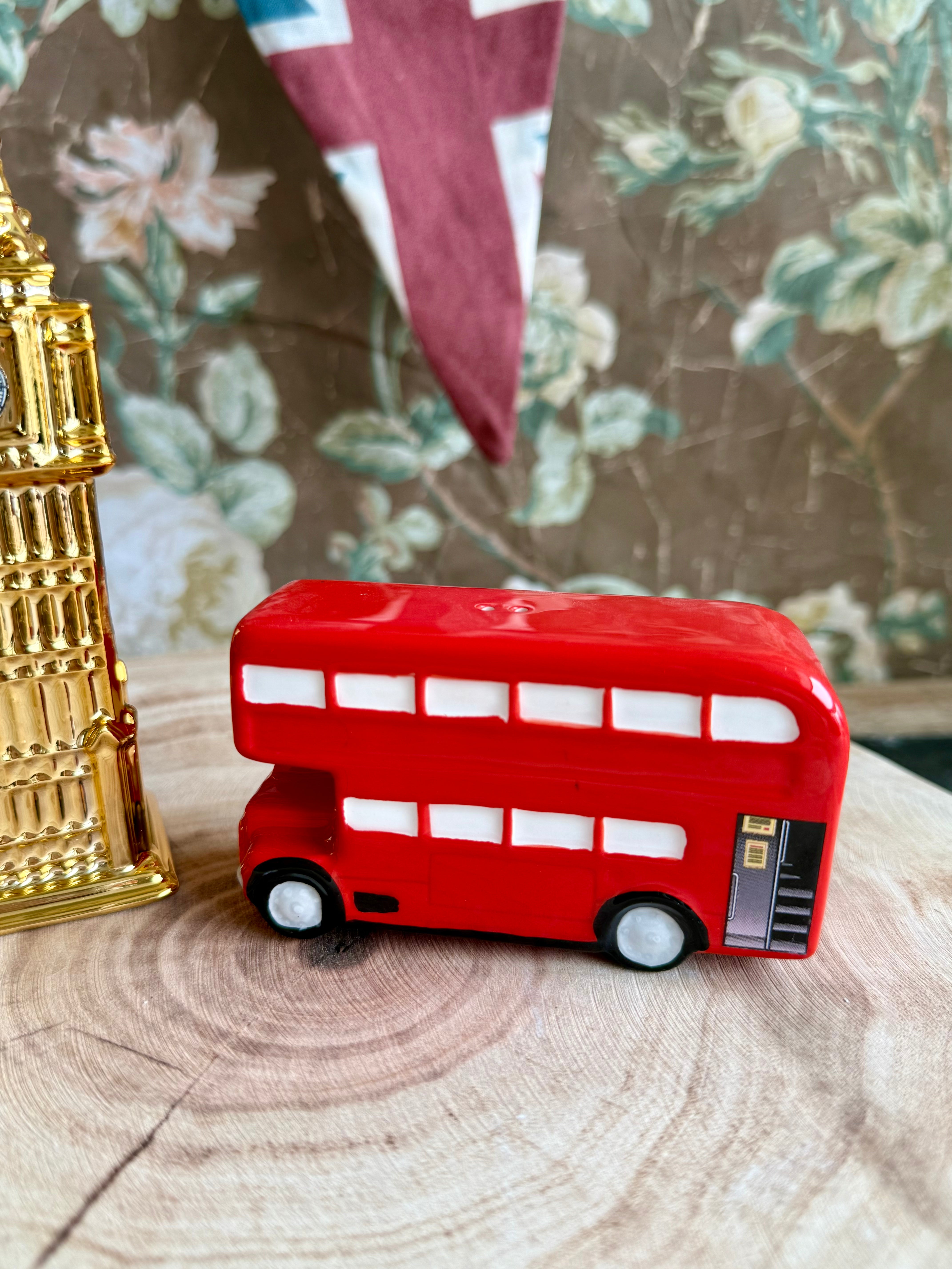 Big Ben and Double Decker Bus Salt and Pepper Set