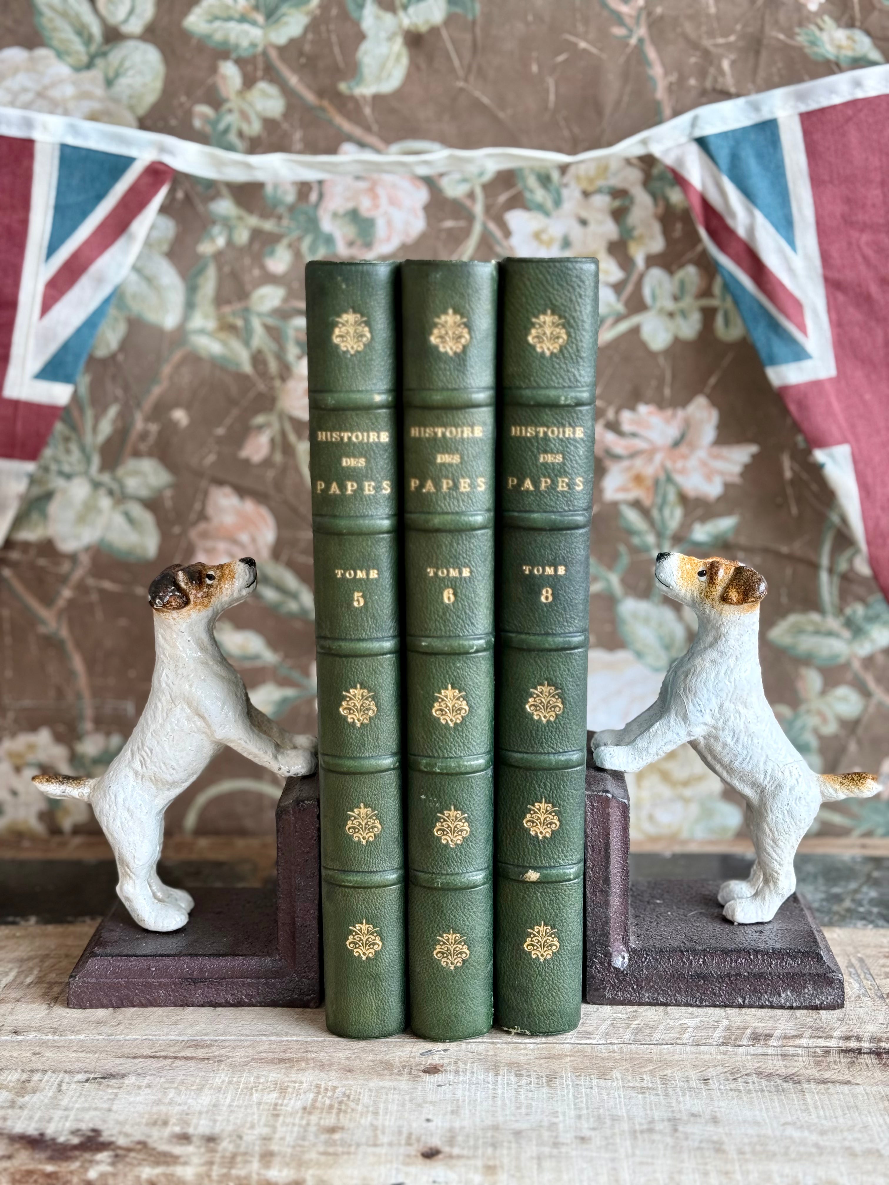 Dog Bookends Set