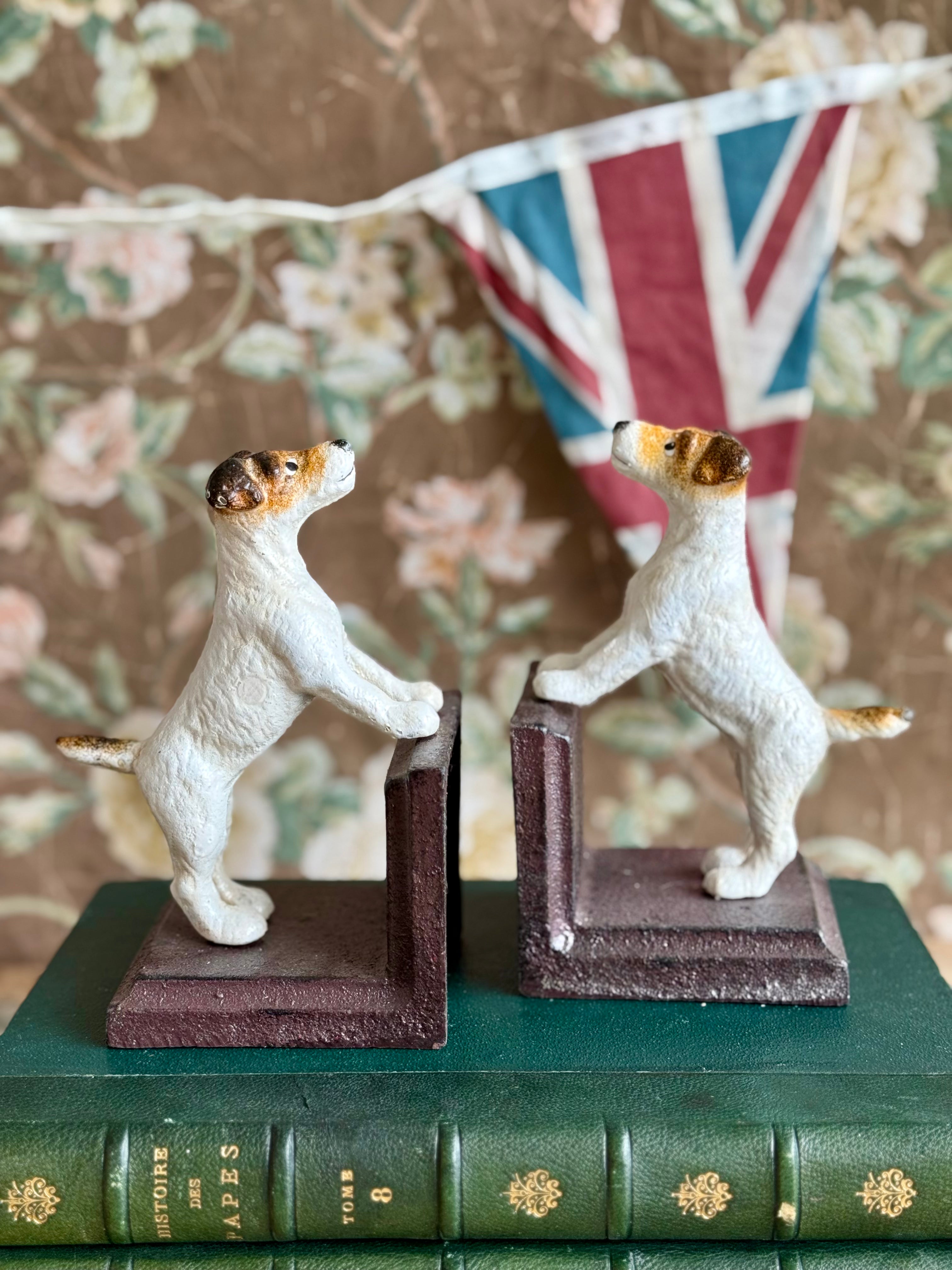 Dog Bookends Set
