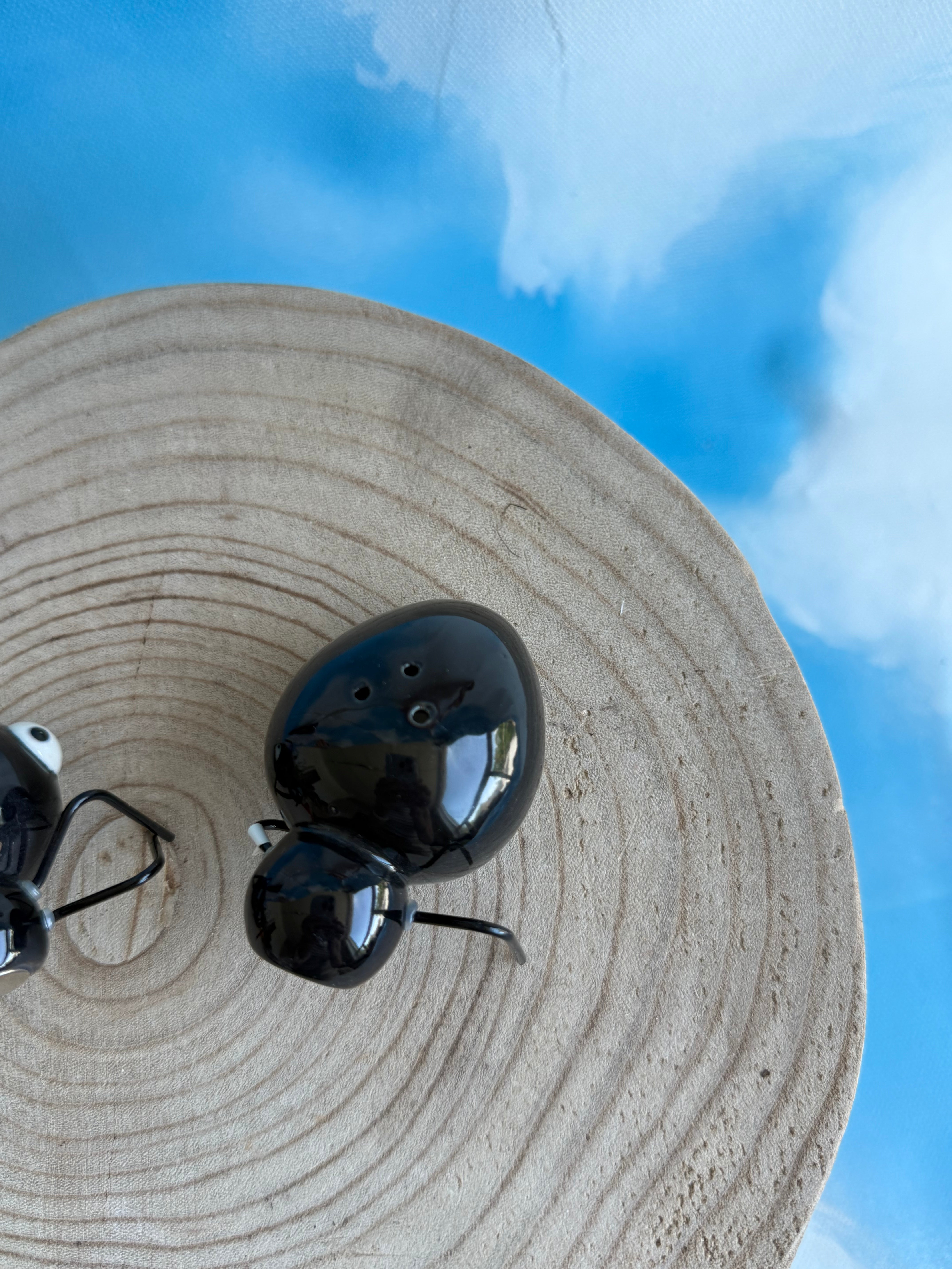Black Ant Salt and Pepper Shaker