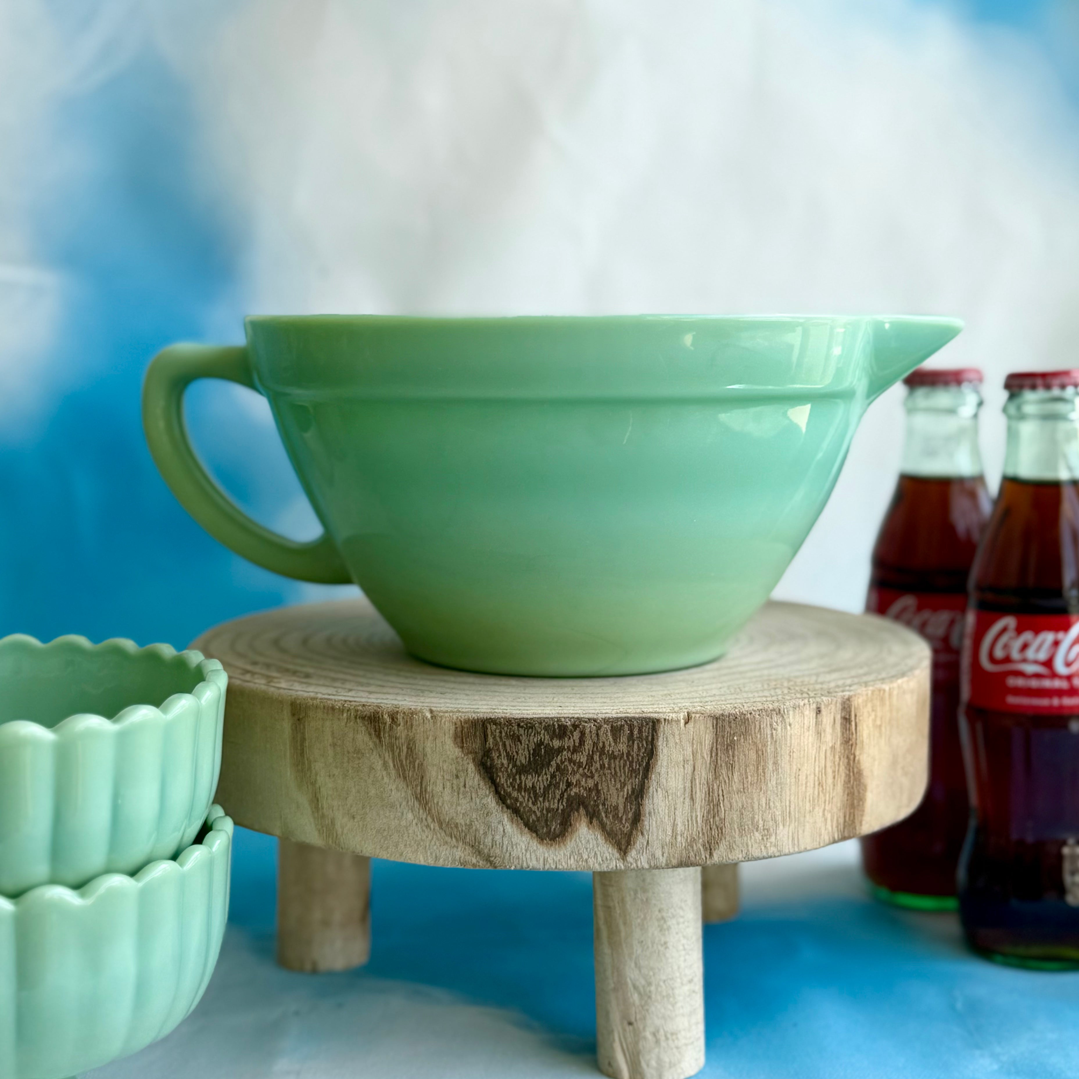 Jadeite Glass Mixing Bowl