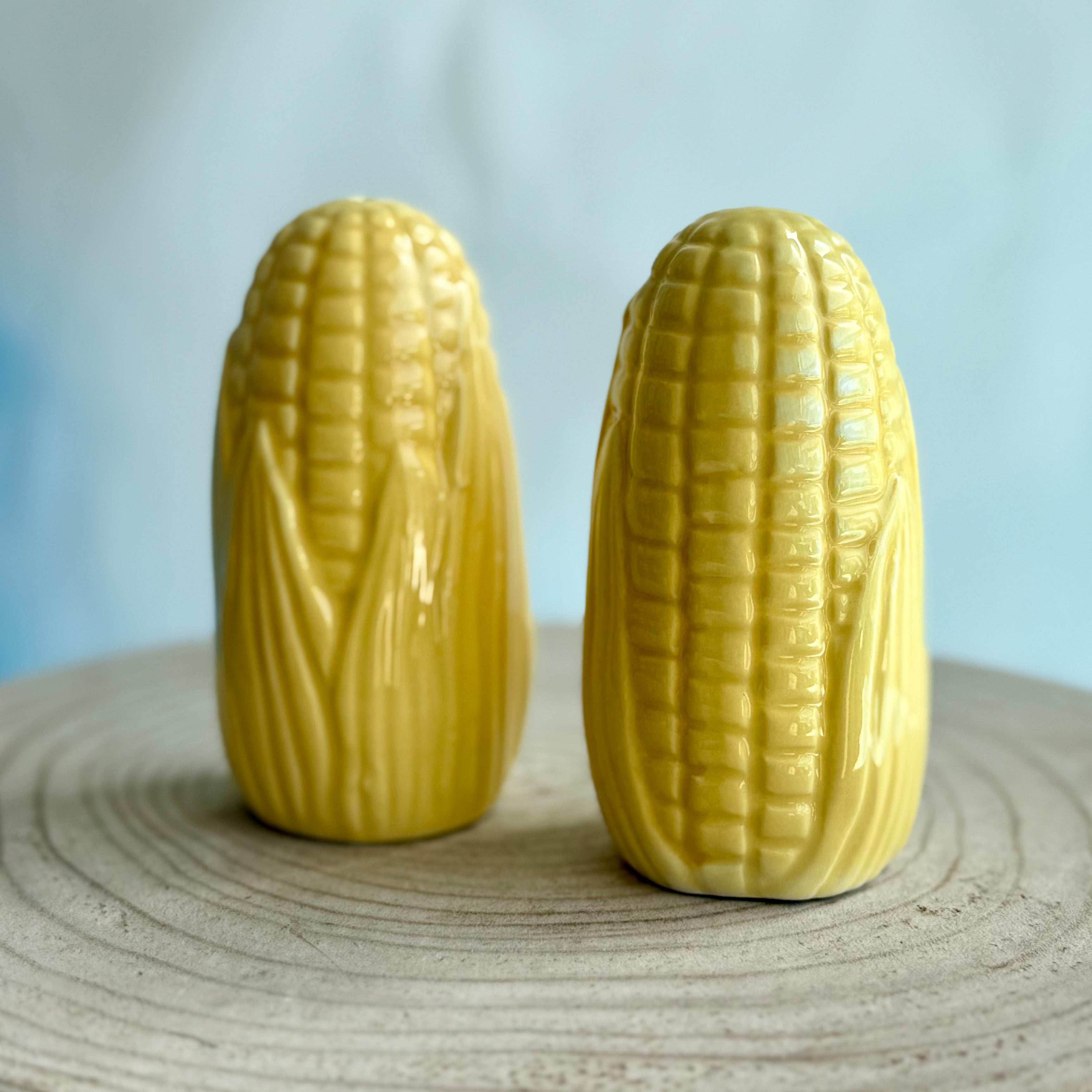 Corn Salt and Pepper Shakers