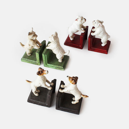 Dog Bookends Set