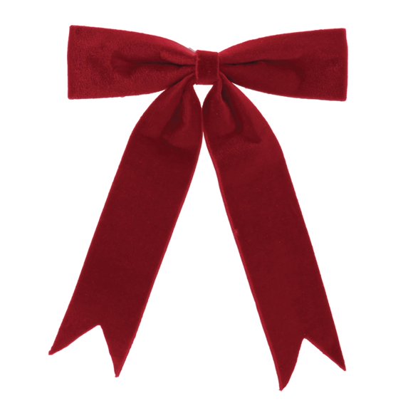 Vibrant Red Bow Ornament