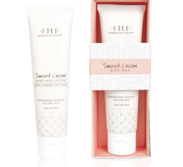 Sweet Cream Body Milk Travel Lotion