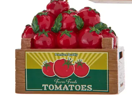 Fruit and Veggie Crate Ornaments