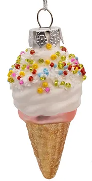Ice Cream Glass Ornaments