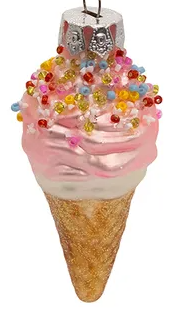 Ice Cream Glass Ornaments