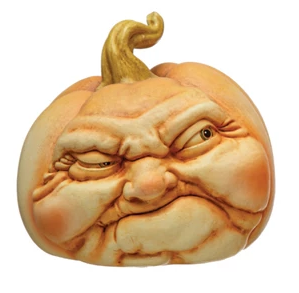 Spooky Face Pumpkin