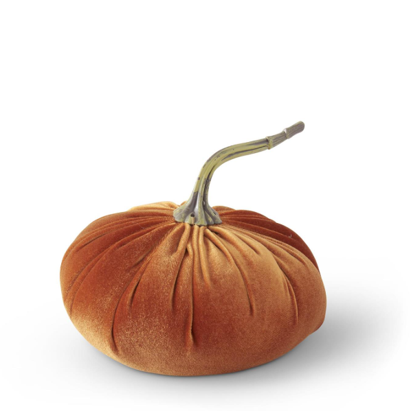 Velvet Stuffed Pumpkin