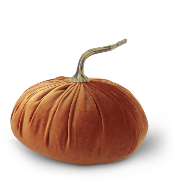 Velvet Stuffed Pumpkin