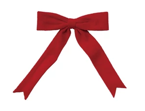 Velvet Clip-on Bow