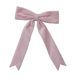 Velvet Clip-on Bow