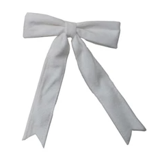 Velvet Clip-on Bow