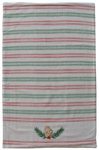 Woodland Holiday Tea Towel