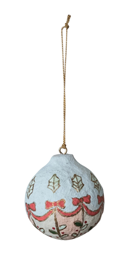 Hand-Painted Paper Mache Ornament