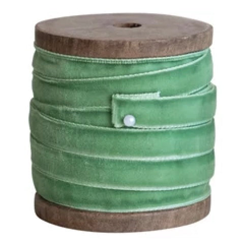 Velvet Ribbon on Wood Spool