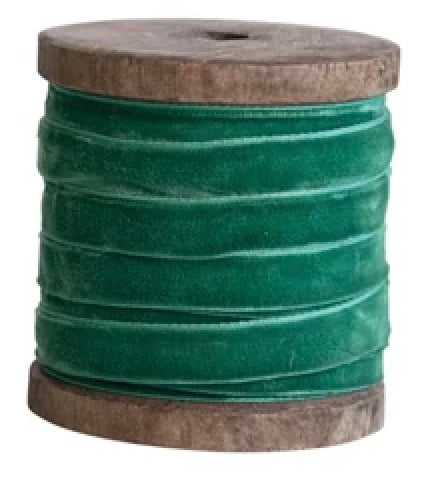 Velvet Ribbon on Wood Spool