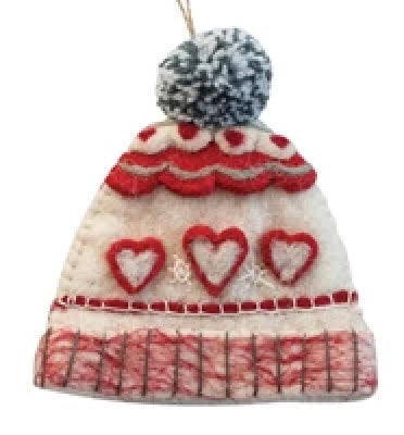 Handmade Wool Felt Hat Ornament