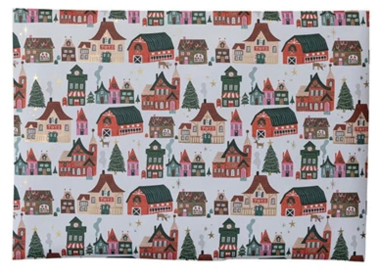 Handmade Holiday Wrapping Paper Sheets