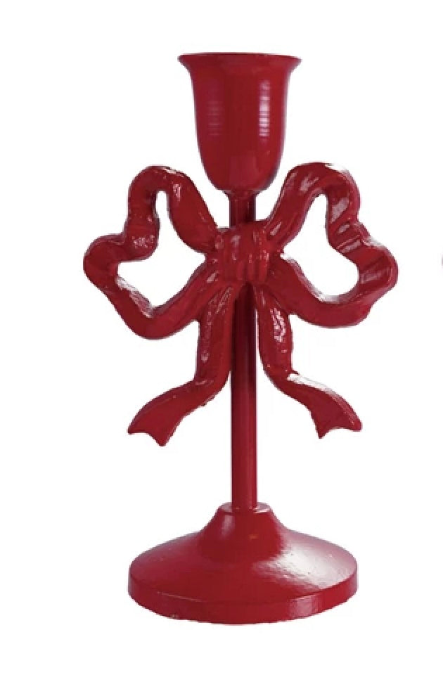 Cast Iron Bow Taper Holder