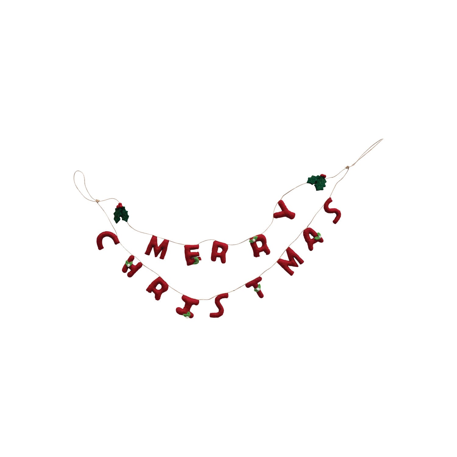 Merry Christmas Felt Garland