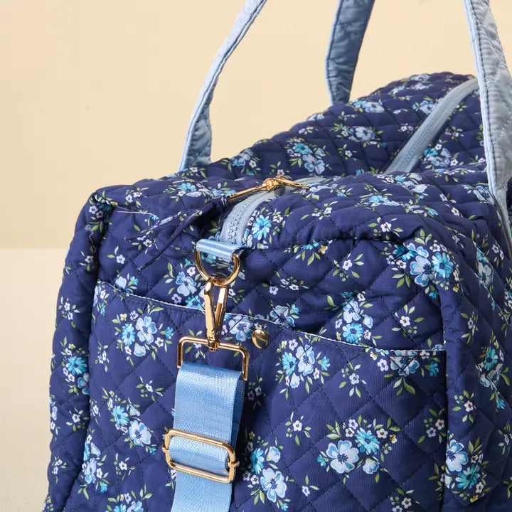 On-The-Go Quilted Weekender Bag