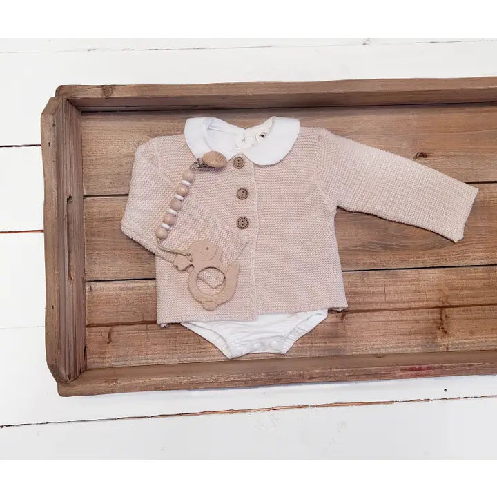 Collared Long-Sleeved Bodysuit