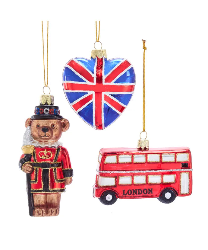 Glass British Ornament