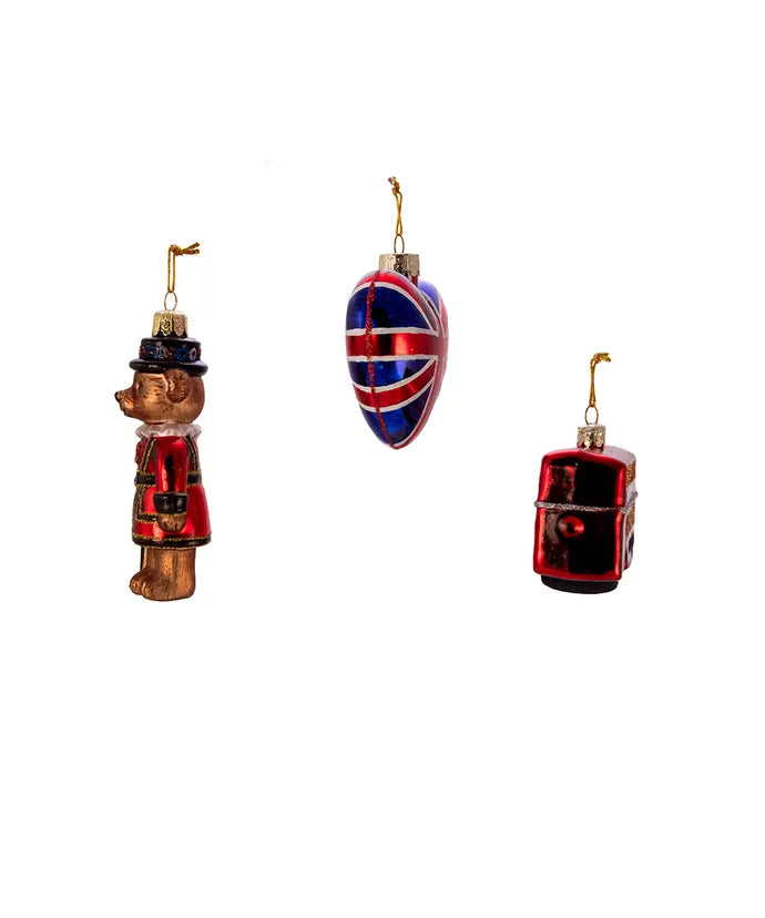 Glass British Ornament