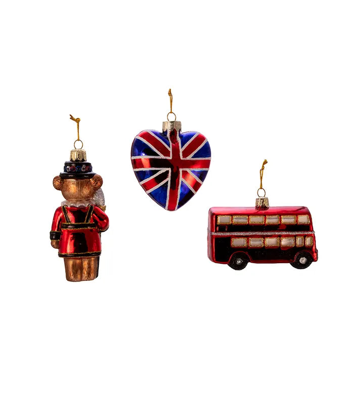 Glass British Ornament