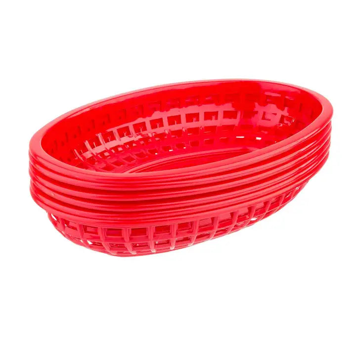 Red Oval Classic Basket