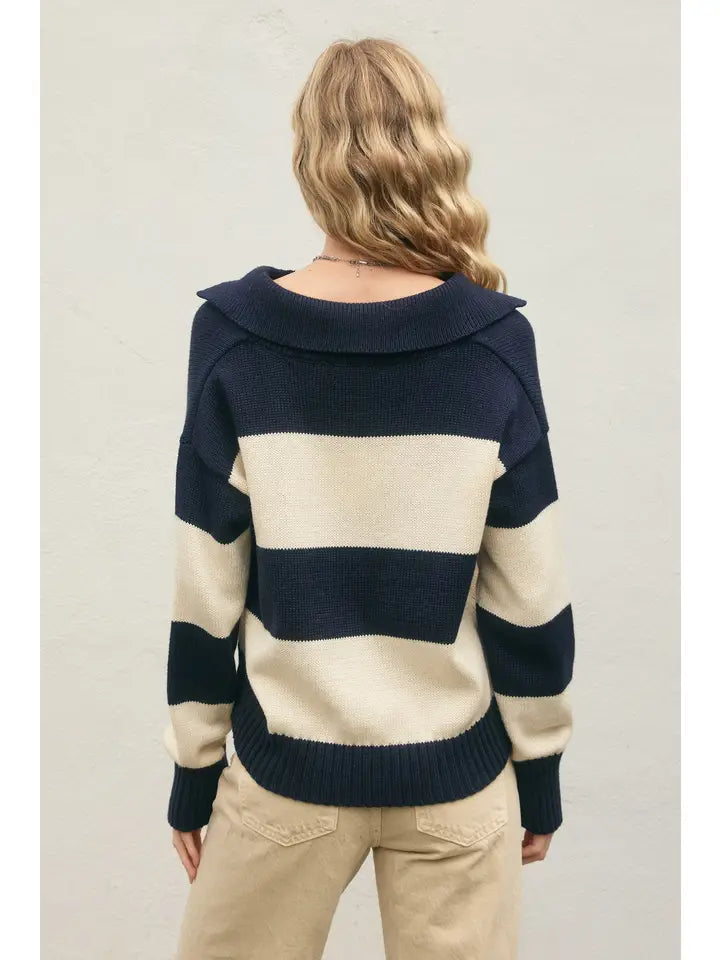 The Ashe Collared Sweater
