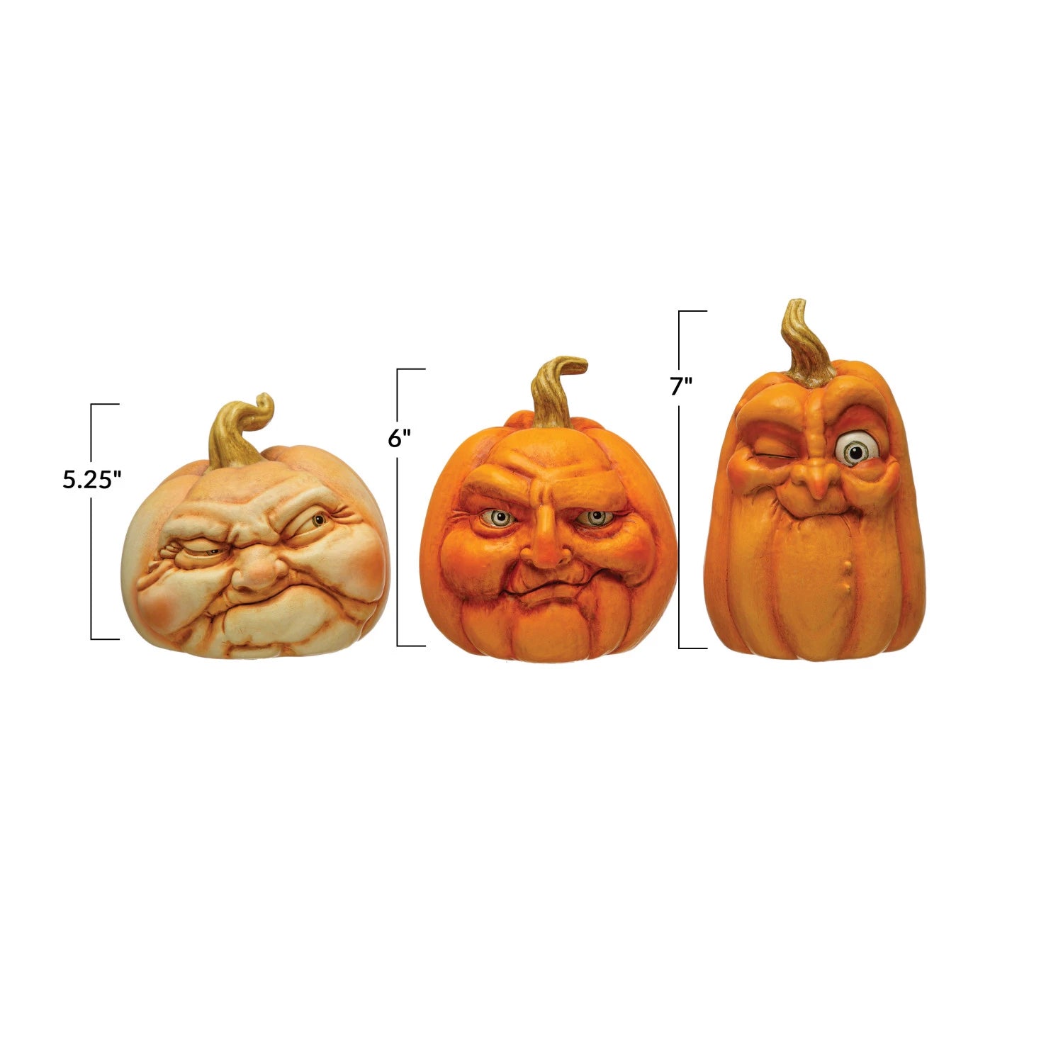 Spooky Face Pumpkin