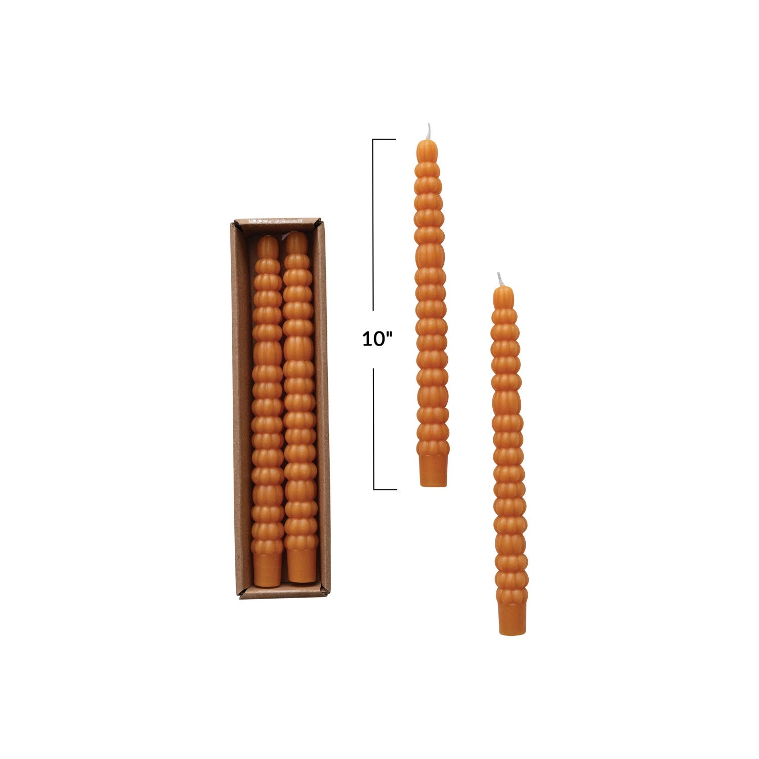 Unscented Fall Taper Candles
