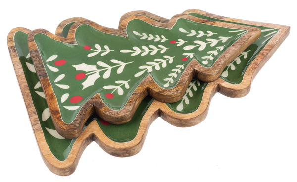 Christmas Tree Serving Tray