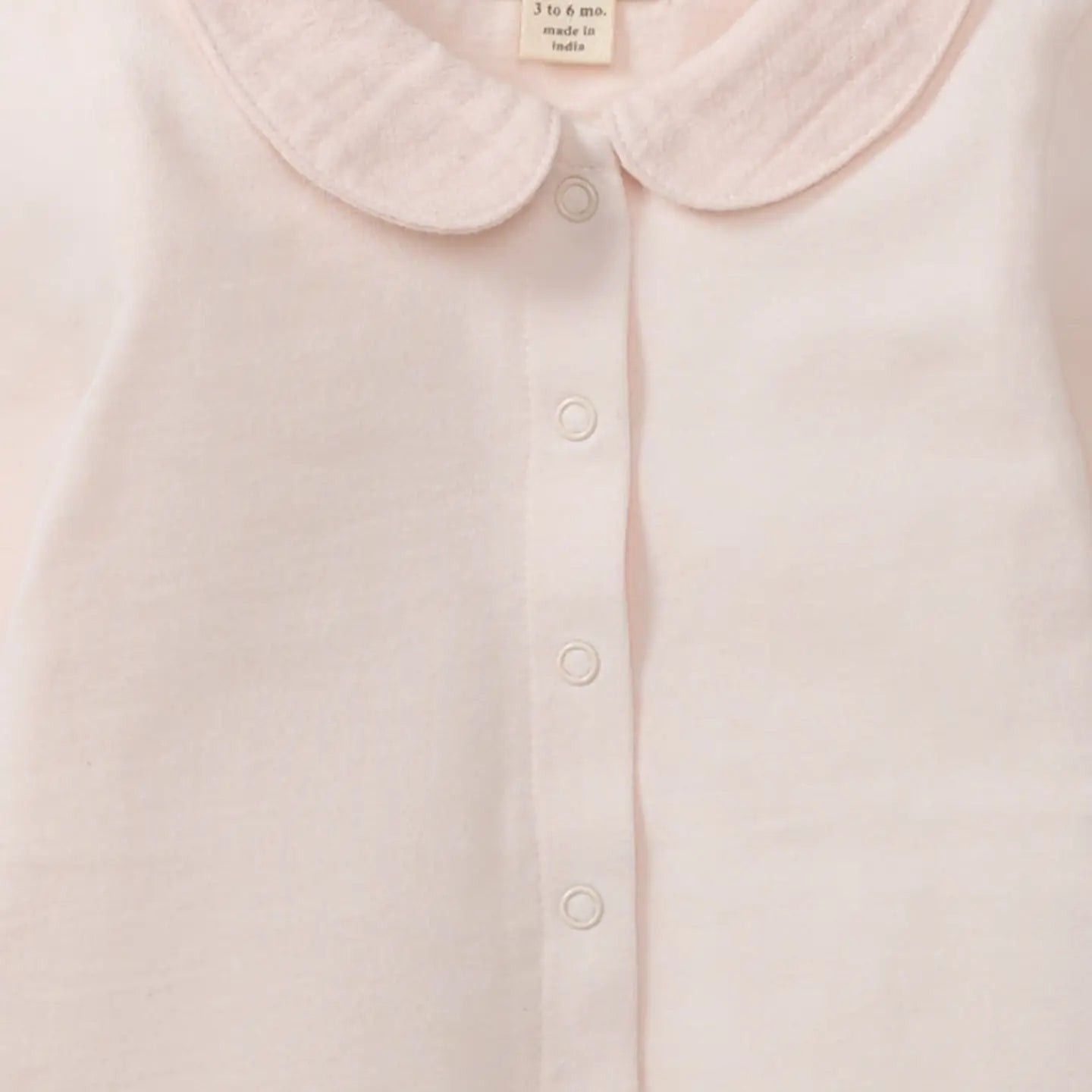 Muslin Collar Infant Girl Jumpsuit