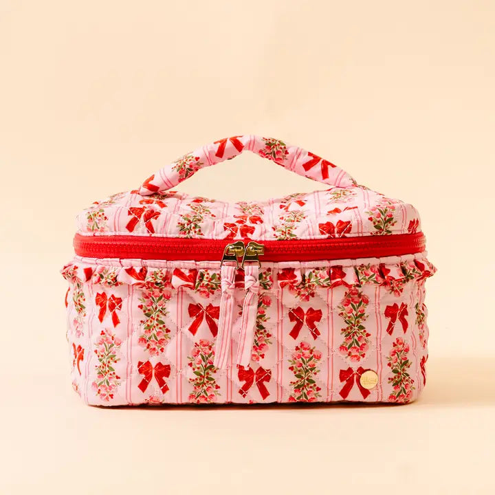 Glam & Go Quilted Cosmetic Bag