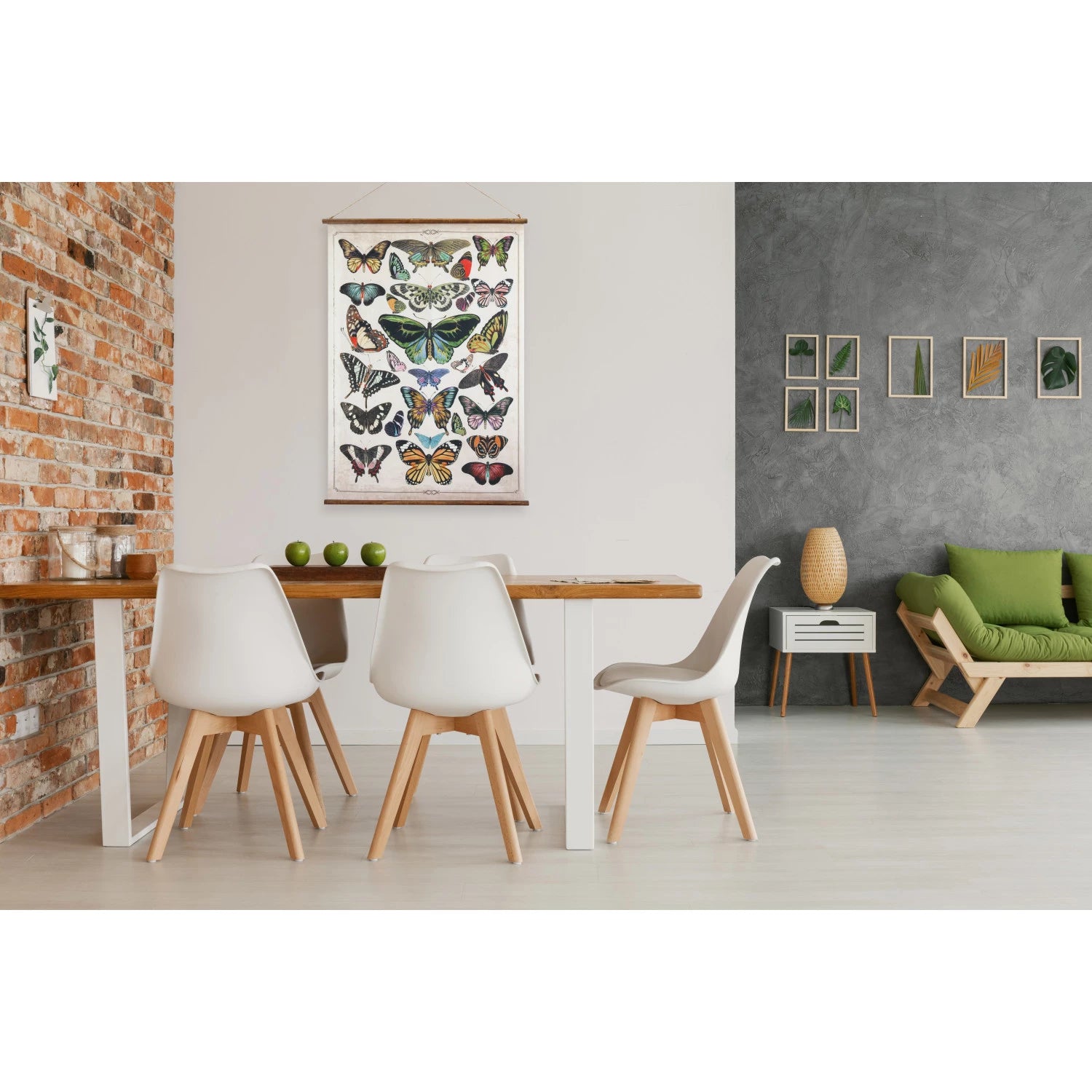 Butterflies Scroll Decor